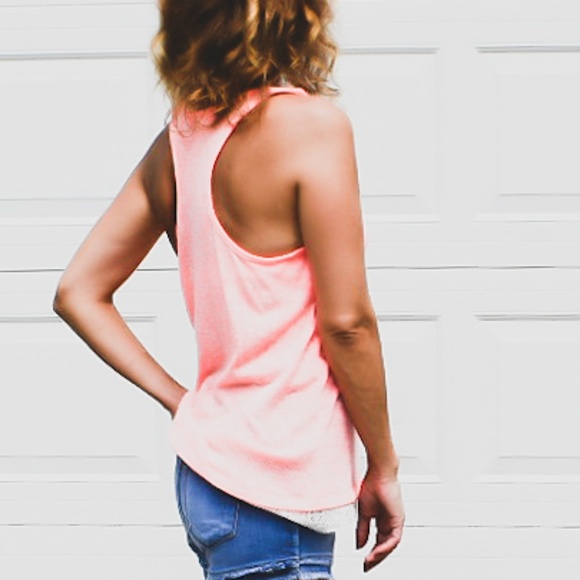 TERI LACE TRIM KNIT TANK - Picture 7 of 7